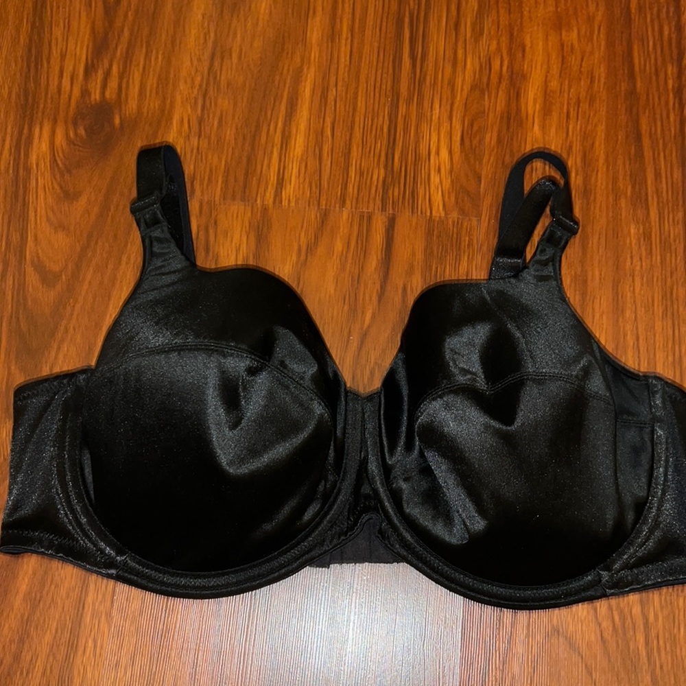 Playtex Black Satin Padded Bra